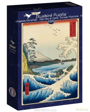 BLUEBIRD 1000 el. Morze Satta,Prowincja Suruga Hiroshige [PUZZLE]
