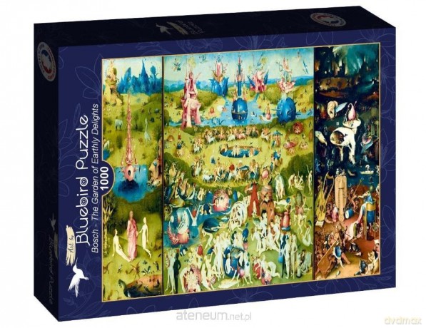BLUEBIRD 1000 el. Ogród ziemskich rozkoszy, Bosch [PUZZLE]