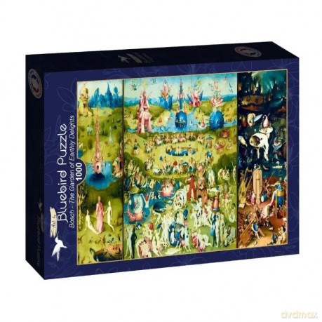BLUEBIRD 1000 el. Ogród ziemskich rozkoszy, Bosch [PUZZLE]