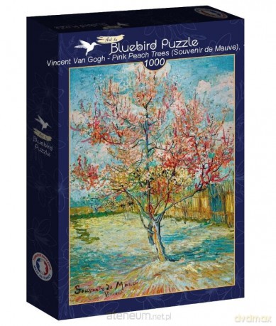 BLUEBIRD 1000 el. Różowe drzewo brzoskwiniowe Van Gogh [PUZZLE]