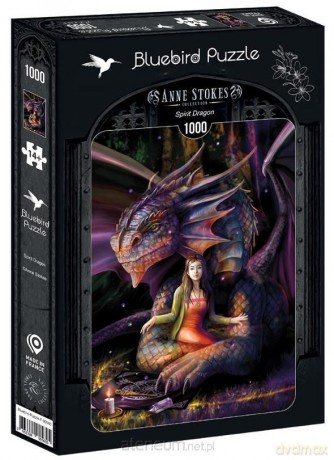 BLUEBIRD 1000 el. Smok ze snów, Anne Stokes [PUZZLE]