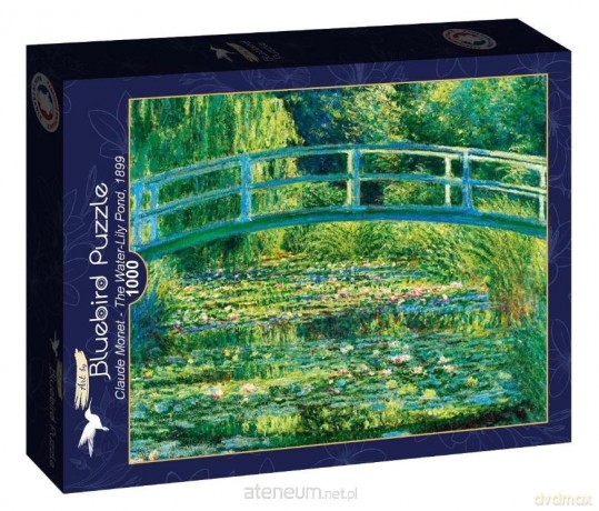 BLUEBIRD 1000 el. Staw z liliami wodnymi Claude Monet [PUZZLE]