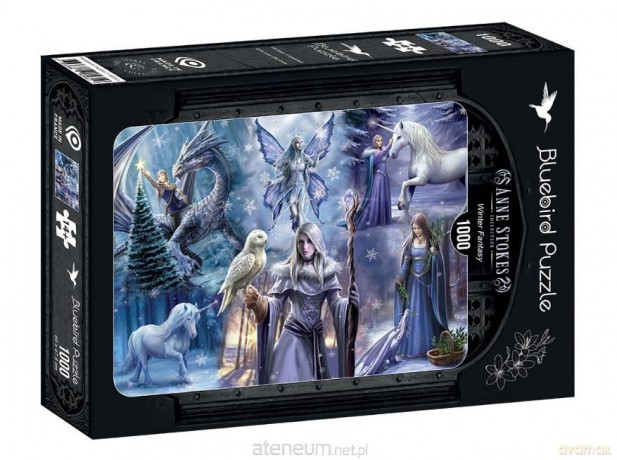 BLUEBIRD 1000 el. Zimowa fantazja, Anne Stokes [PUZZLE]