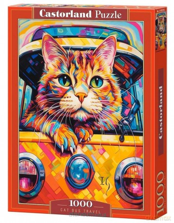 CASTORLAND 1000 el. Cat Bus Travel [PUZZLE]