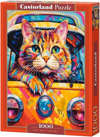 CASTORLAND 1000 el. Cat Bus Travel [PUZZLE]