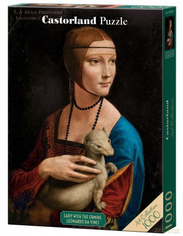 CASTORLAND 1000 el. Lady with the Ermine, Da Vinci [PUZZLE]