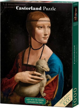 CASTORLAND 1000 el. Lady with the Ermine, Da Vinci [PUZZLE]