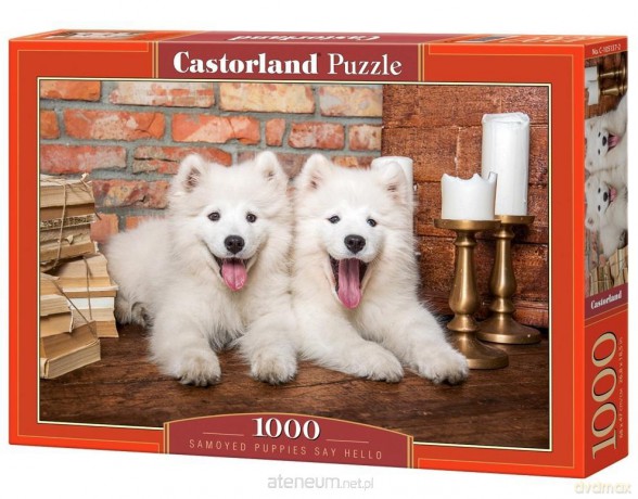 CASTORLAND 1000 el. Samoyed Puppies Say Hello [PUZZLE]