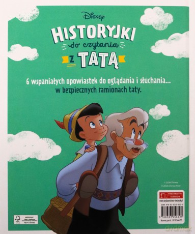 Historyjki do czytania z tatą. Disney [KSIĄŻKA]