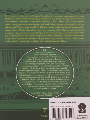 Hobbit z objaśnieniami w. kolekcjonerskie - J.R.R. Tolkien [KSIĄŻKA]