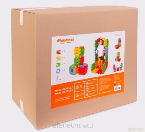Klocki Konstrukcyjne Maxi Waffle 12el [KLOCKI]