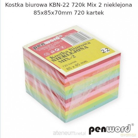 Kostka biurowa mix 85x85x70mm 720K