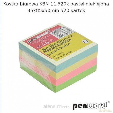 Kostka biurowa pastel 85x85x50mm 520K