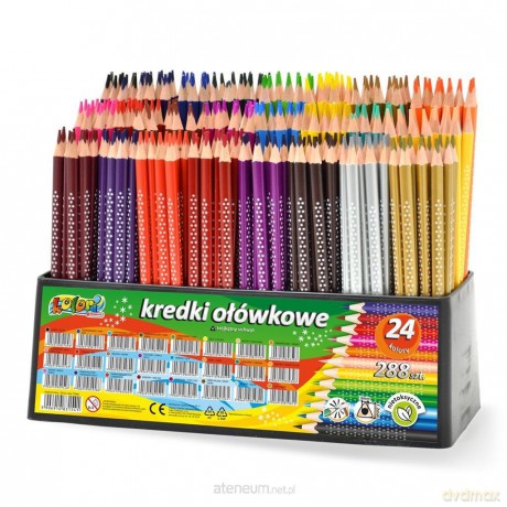 Kredki Kolori ołówkowe 24 kolory/288szt