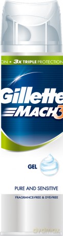 Żel Do Golenia Gillette Mach 3 Irritation Defense 200ml [KOSMETYKI]