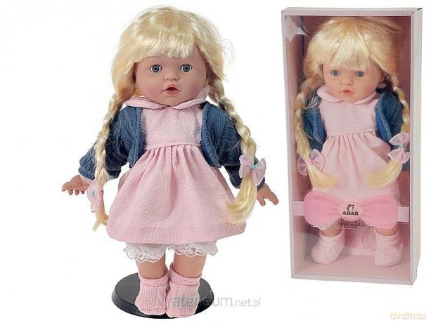 Lalka dziewczynka 40cm język polski