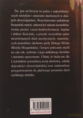 Myśli na każdy dzień św. Jan od Krzyża - Jacek Paweł Laskowski [KSIĄŻKA]