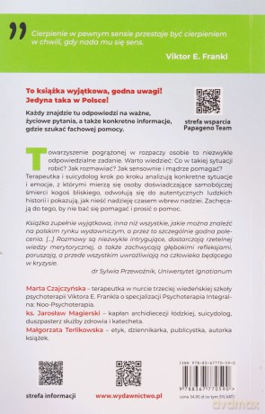 Odnaleźć sens. O towarzyszeniu w perspektywie samobójstwa - Marta Czajczyńska, ks. Jarosław Magierski, Małgorzata Terlikowska [KSIĄŻKA]