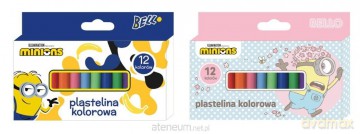 Plastelina 12 kolorów Minionki