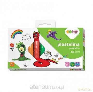 Plastelina szkolna okrągła 10 kolorów