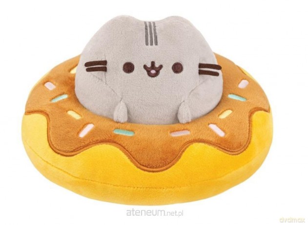 Pusheen w dużym donucie