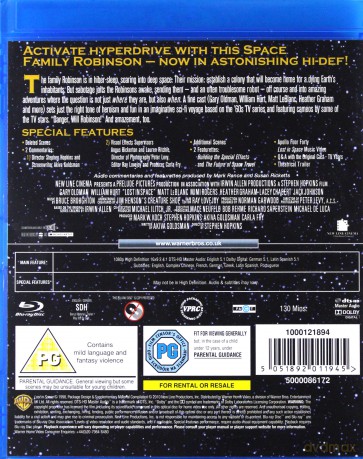 Lost In Space (Zagubiony w Kosmosie) [Blu-Ray]