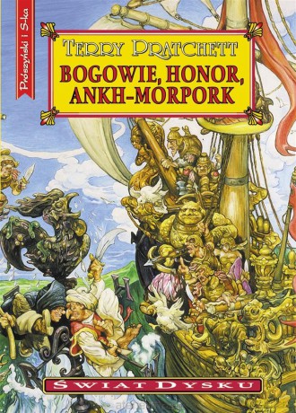 Świat Dysku (Tom 21) Bogowie, honor, Ankh-Morpork - Terry Pratchett [KSIĄŻKA]