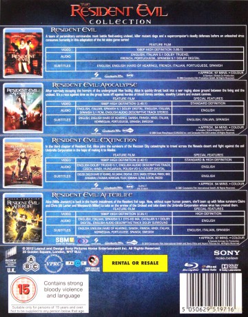 Resident Evil Collection [Blu-Ray]