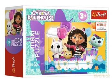 TREFL 20 el. miniMaxi Kolorowy dzień Gabby 4 [PUZZLE]