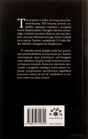 Trzech panów w łódce nie licząc psa - Jerome K. Jerome [KSIĄŻKA]