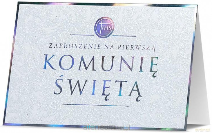 Zaproszenie Komunia (5szt)