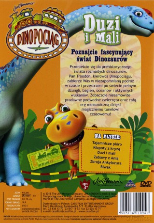 Dinopociąg. Duzi i Mali [DVD]