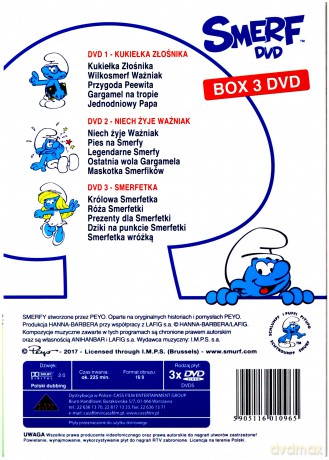 Smerfy Kolekcja 3 [BOX] [3DVD]