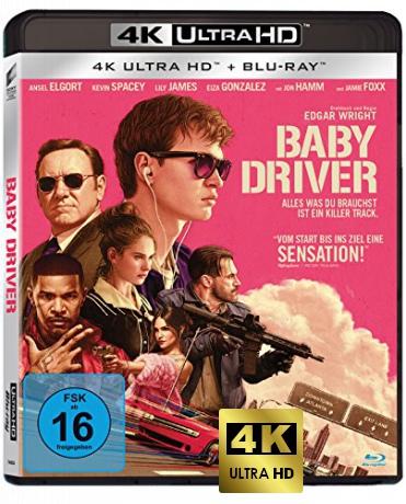 Baby Driver [Blu-Ray 4K]+[Blu-Ray]