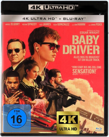 Baby Driver [Blu-Ray 4K]+[Blu-Ray]