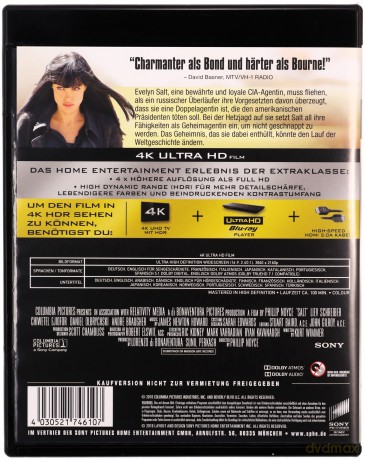 Salt [Blu-Ray 4K]+[Blu-Ray]