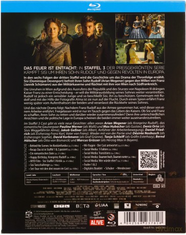 Sisi Season 3 [Blu-Ray]