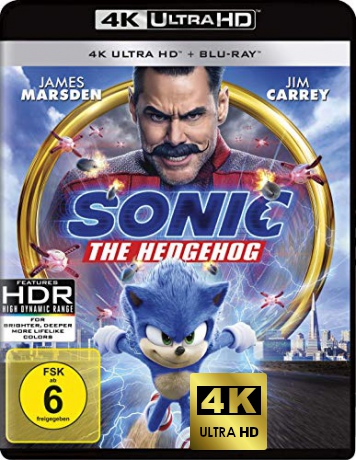Sonic the Hedgehog (Sonic. Szybki jak błyskawica) [Blu-Ray 4K]+[Blu-Ray]