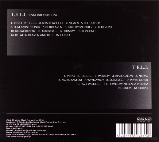 Hunter: T.E.L.I.(ang) + T.E.L.I.(pol) [2CD]
