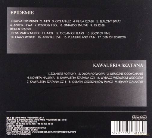 Turbo: Epidemie + Kawaleria Szatana (digipack) [2CD]
