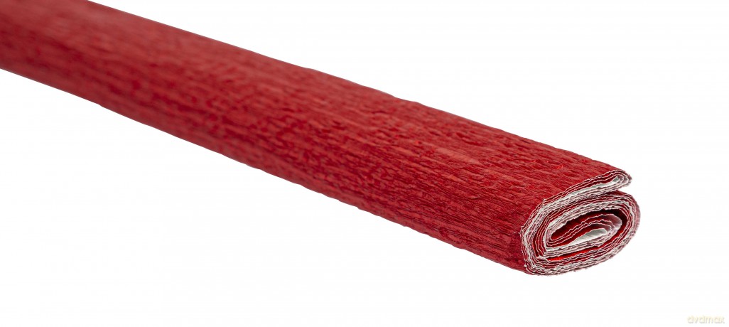 Bibuła marszczona aluminiowa 50x100 czerwony 5 rolek