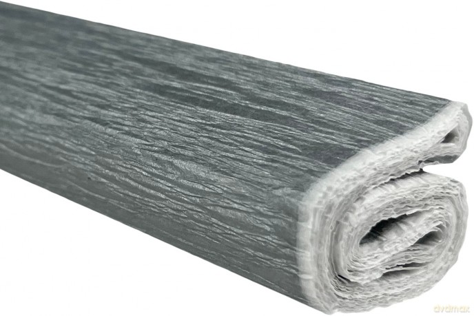Bibuła marszczona aluminiowa 50x100 srebrny 5 rolek
