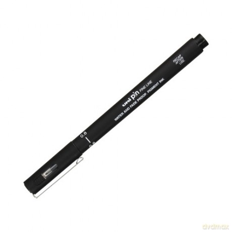 Cienkopis kreślarski PIN-200 08 mm czarny Uni paczka 12 szt.