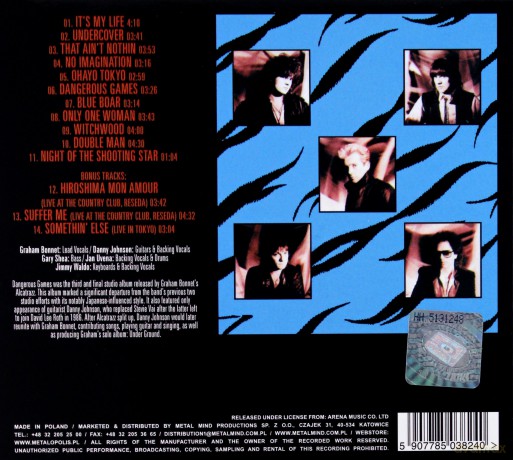 Alcatrazz: Dangerous Games (+Bonusy) (digipack) [CD]