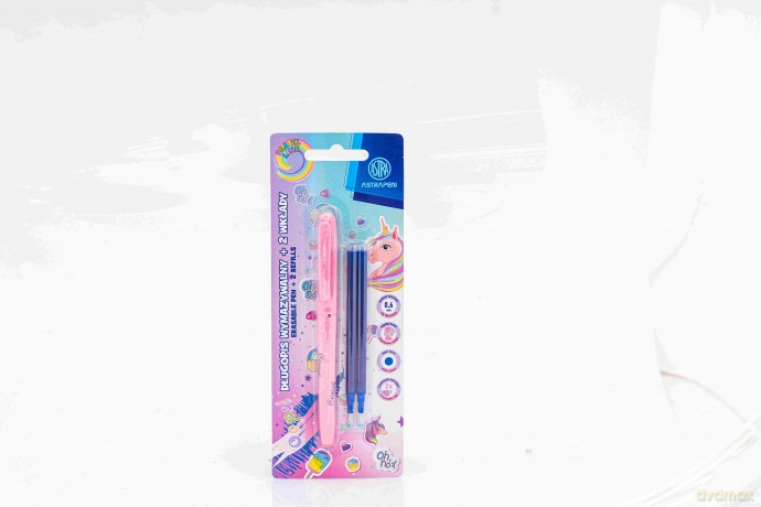 Długopis wymazywalny Astrapen Oops Unicorn +2 wkłady niebieskie