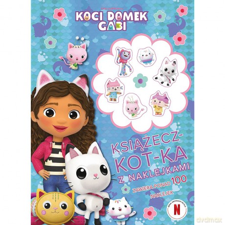 Kociastyczny zeszyt do kolorowania. Koci Domek Gabi [KSIĄŻKA]
