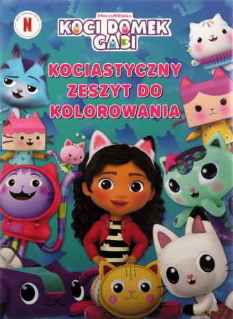 Kociastyczny zeszyt do kolorowania. Koci Domek Gabi [KSIĄŻKA]