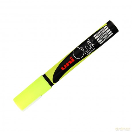 Marker kredowy PWE-5M żółty Uni paczka 12 szt.