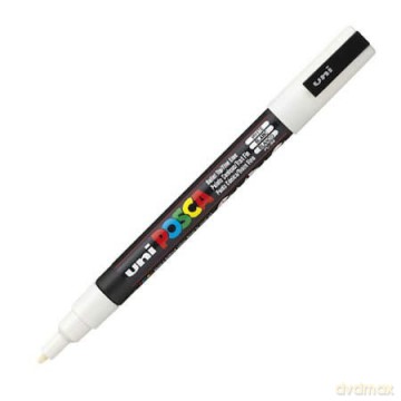 Marker PC-3M biały Posca Uni paczka 12 szt.
