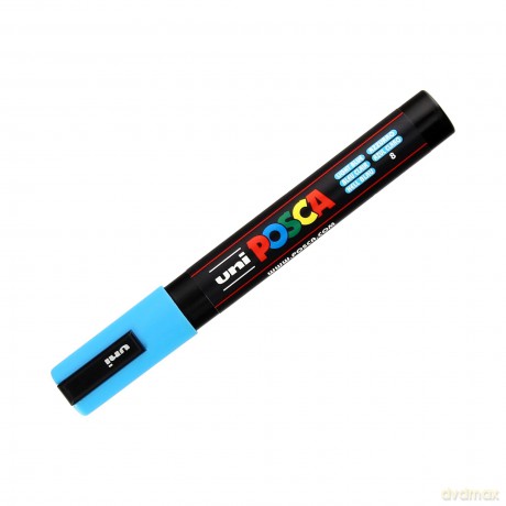 Marker PC-5M jasno-niebieski Posca Uni paczka 12 szt.